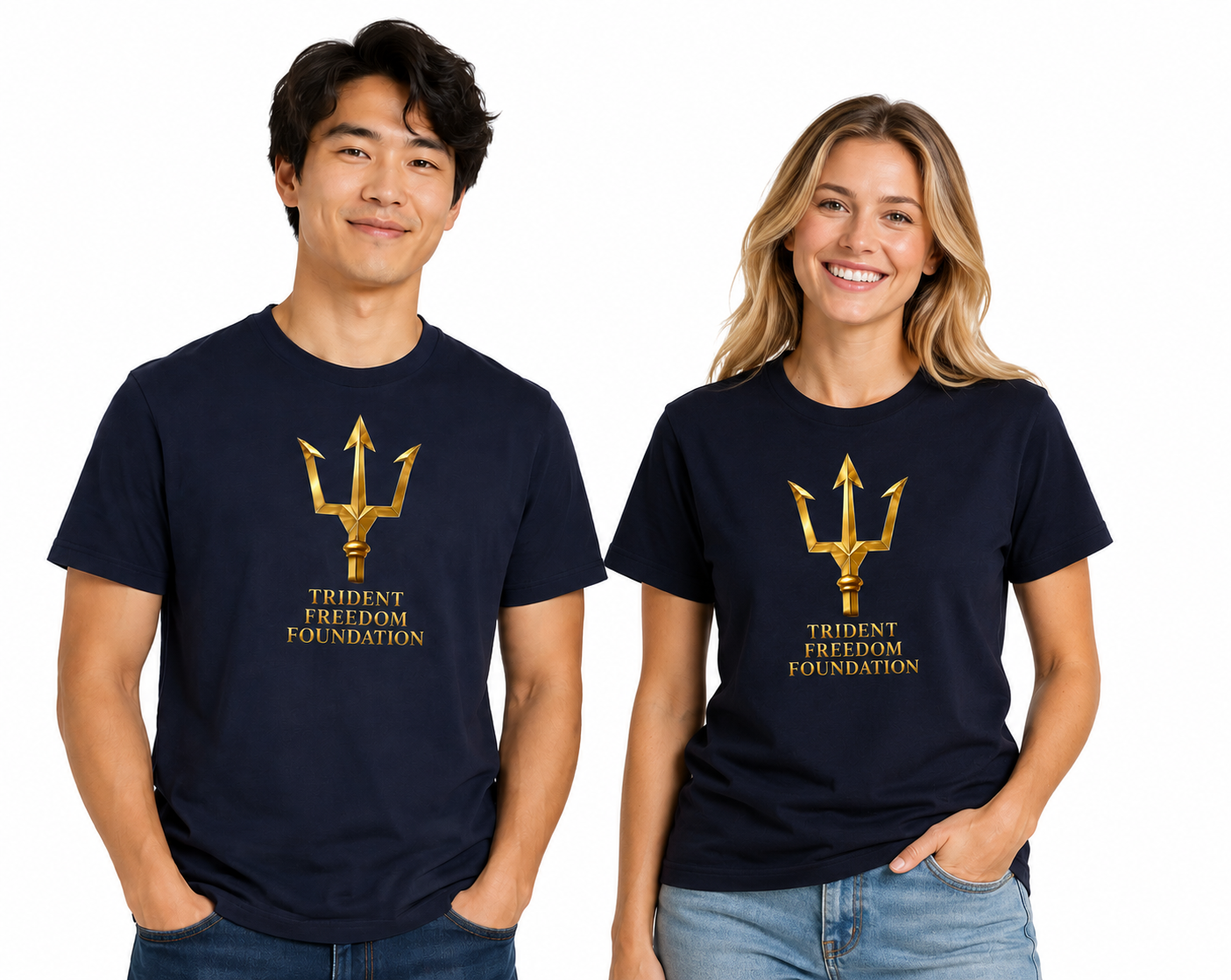 Pure Cotton Unisex T-Shirt | TFF Half Logo