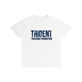 Trident Distressed Tshirt | White Pure Cotton Unisex T-Shirt