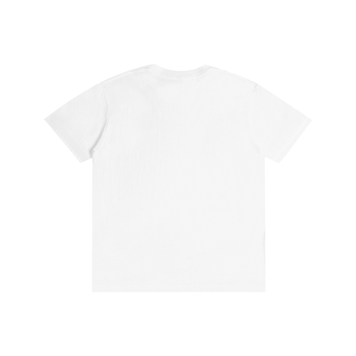 Trident Distressed Tshirt | White Pure Cotton Unisex T-Shirt