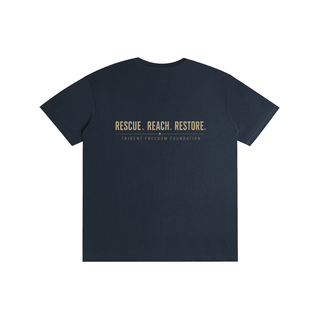 Pure Cotton Unisex T-Shirt | Pocket Logo Front | Tagline Back