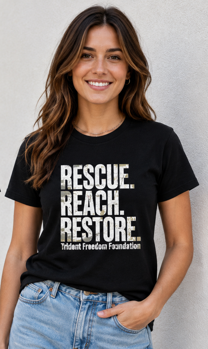 RESCUE.REACH.RESTORE | Pure Cotton Unisex T-Shirt