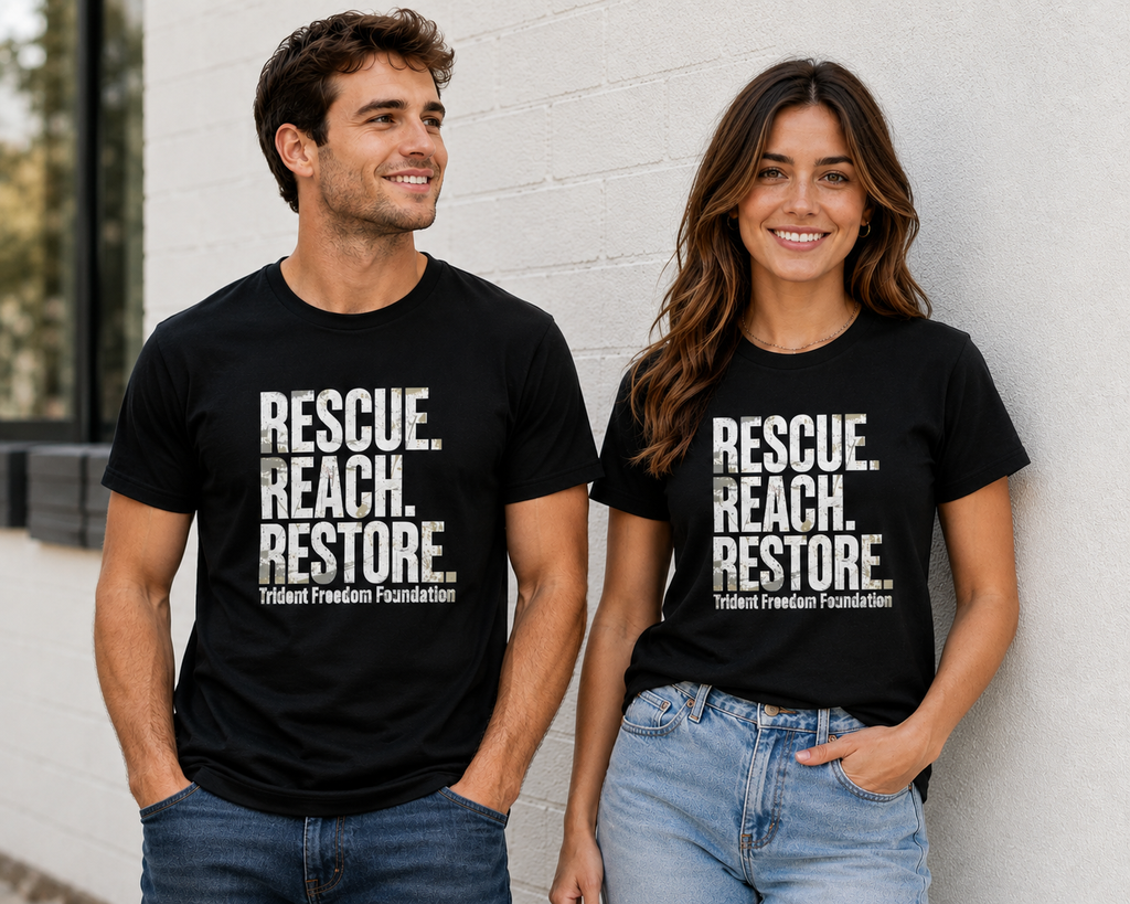 RESCUE.REACH.RESTORE | Pure Cotton Unisex T-Shirt